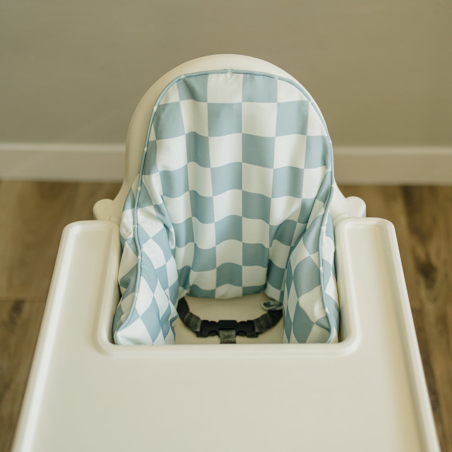 Blue Check Cushion Cover