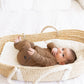 ZIP ROMPER - Mocha Ribbed