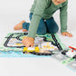 Toy Car Mat & Pouch: All-in-one Travel Entertainment!