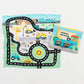 Toy Car Mat & Pouch: All-in-one Travel Entertainment!