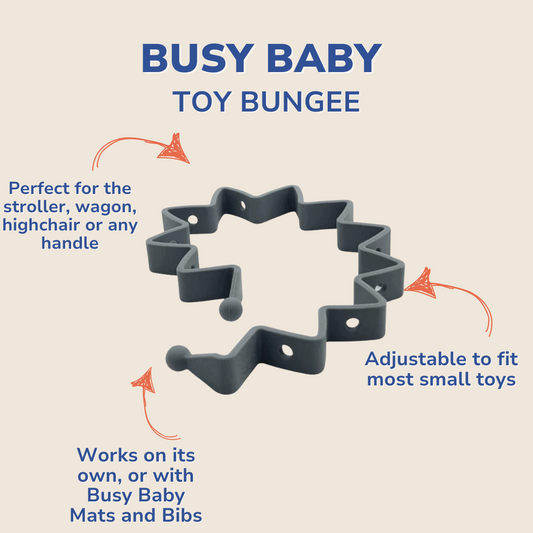 Toy Bungee Tether PEWTER
