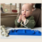 Busy Baby Mini Mat with Toy Straps BLUE
