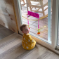 Busy Baby Mini Mat with Toy Straps PINK