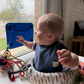 Busy Baby Mat with Toy Straps BLUE
