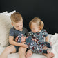 Americana Floral Ribbed Bamboo Cozy Short Set